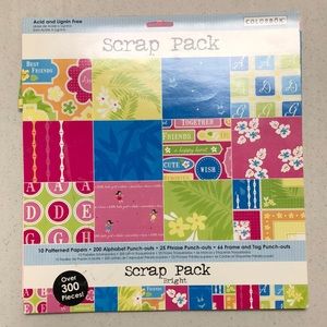 Scrapbook Pages Bright Patterns